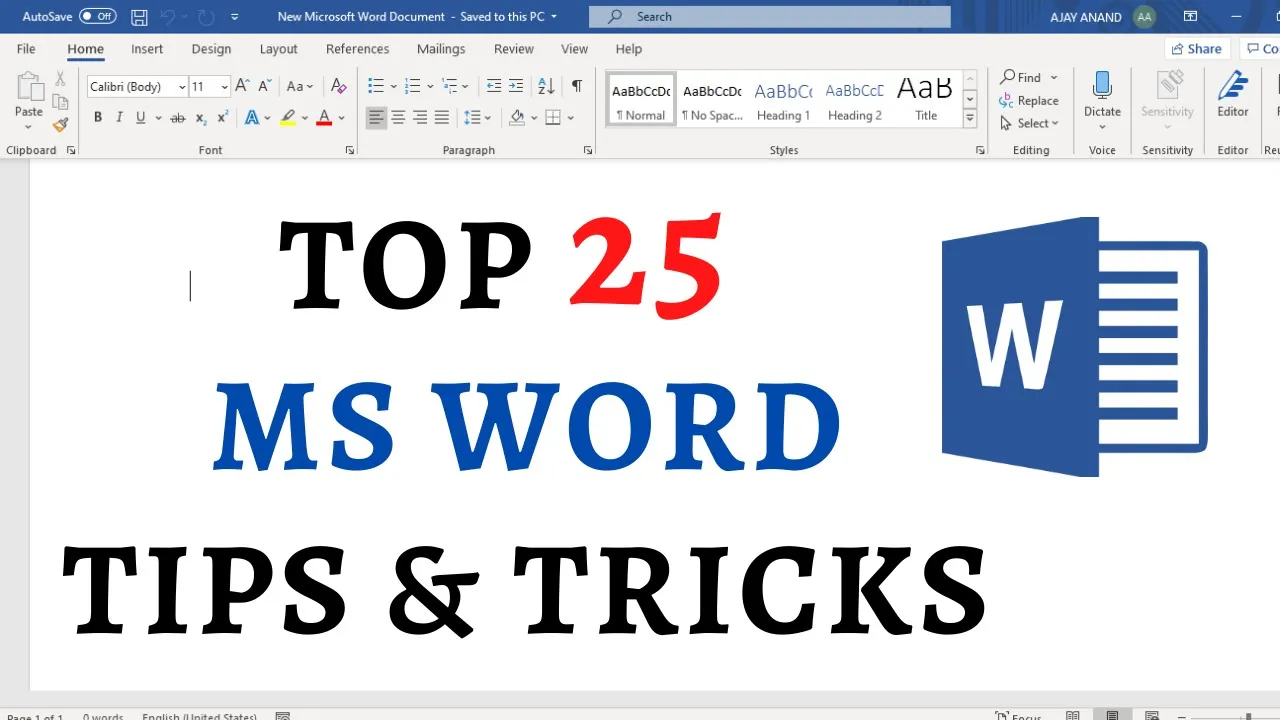 Top 25 Microsoft Word Tips and Tricks preview
